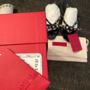 Valentino Garavani Rubber Rockstud Thong Sandal